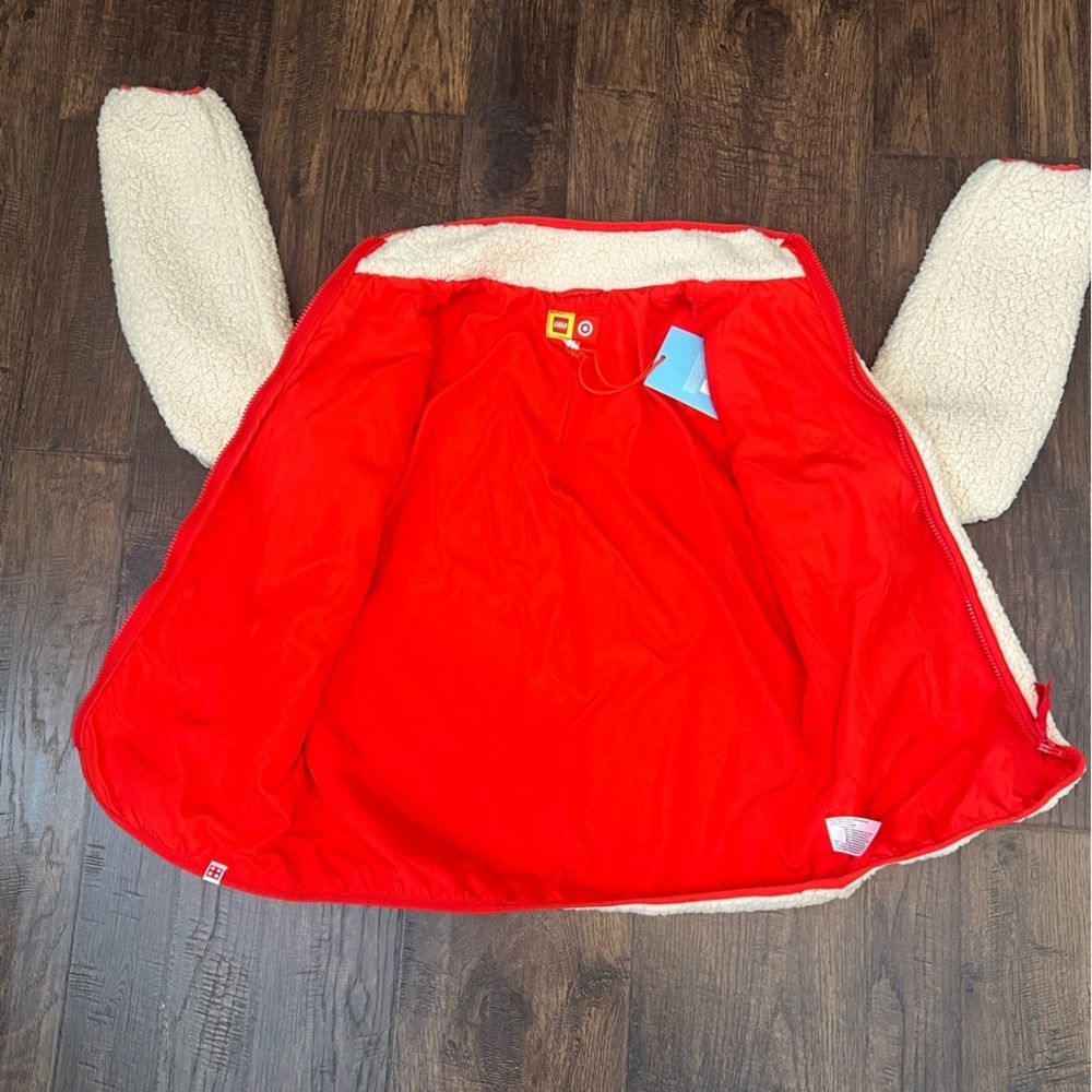 NWT Lego Collection X Target Women’s Contrast Pocket Sherpa Jacket Size XS - Picture 10 of 15